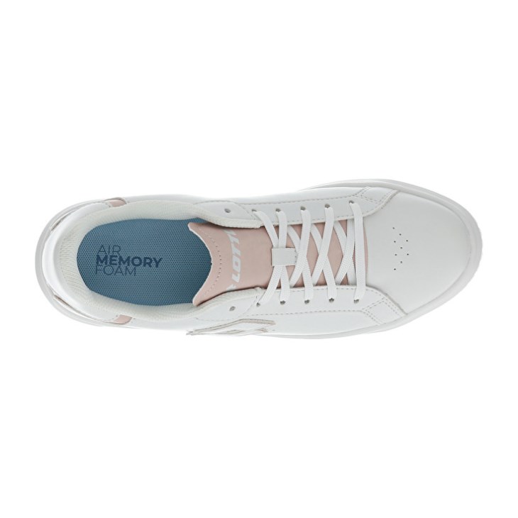 Women Lotto Venus AMF III Liquid W Sneakers White / Light Coral | NT964856M6