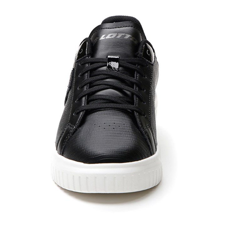 Women Lotto Venus AMF III Snake W Sneakers Black | VX525462I7