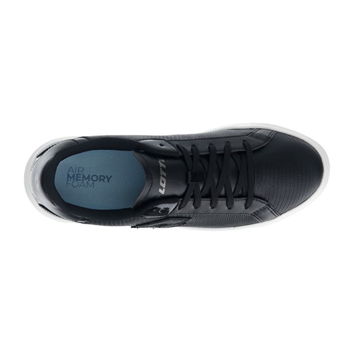 Women Lotto Venus AMF III Snake W Sneakers Black | VX525462I7