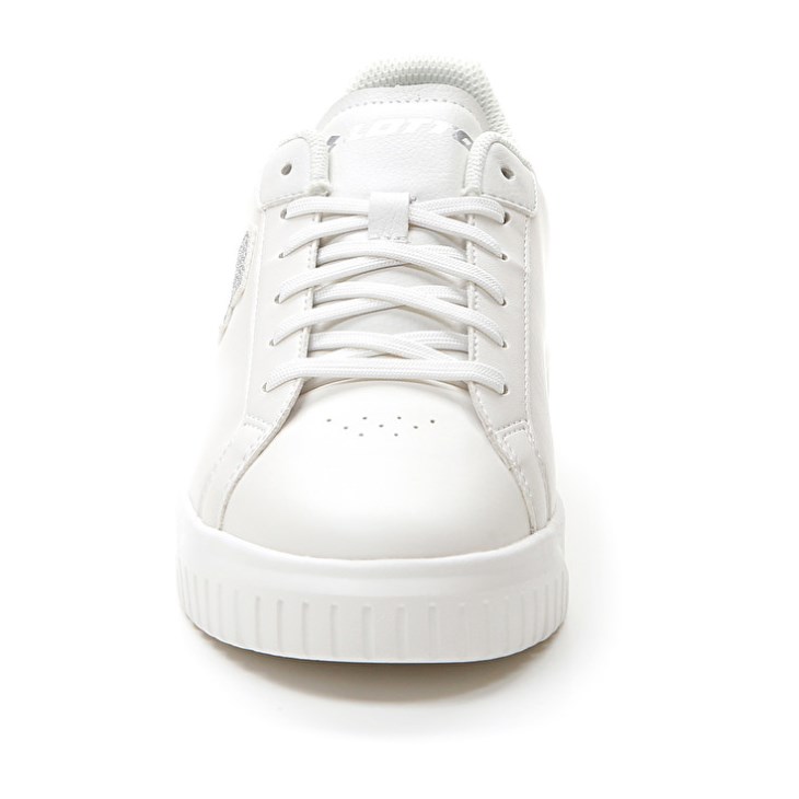 Women Lotto Venus AMF II Glitter W Sneakers White / Silver | FE623272I9