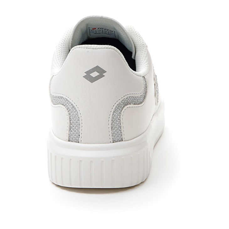 Women Lotto Venus AMF II Glitter W Sneakers White / Silver | FE623272I9