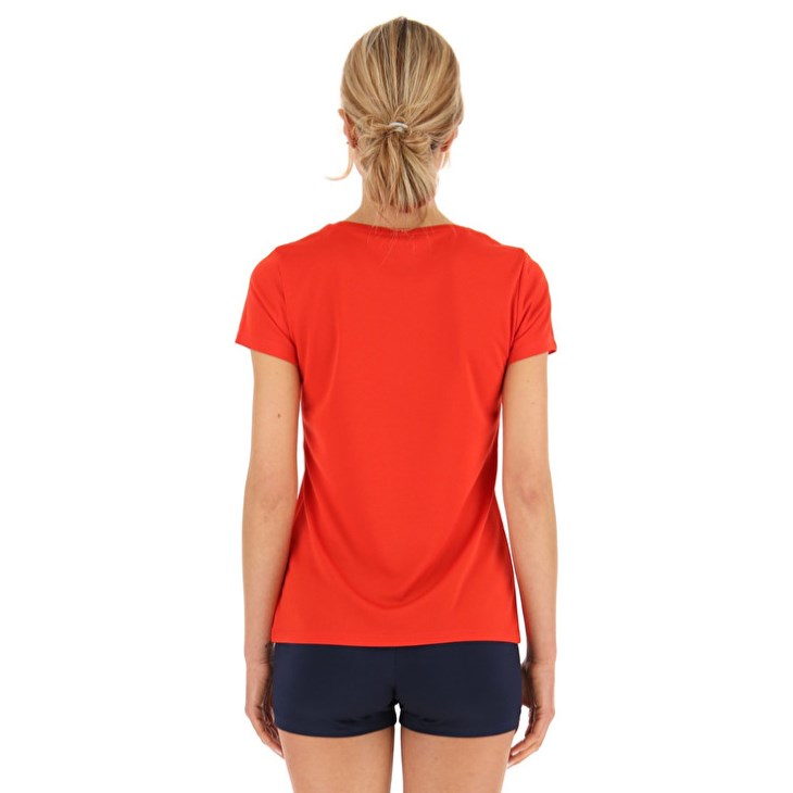 Women Lotto Yalla Habibi Jabeur W T Shirts Red | FH841134T4